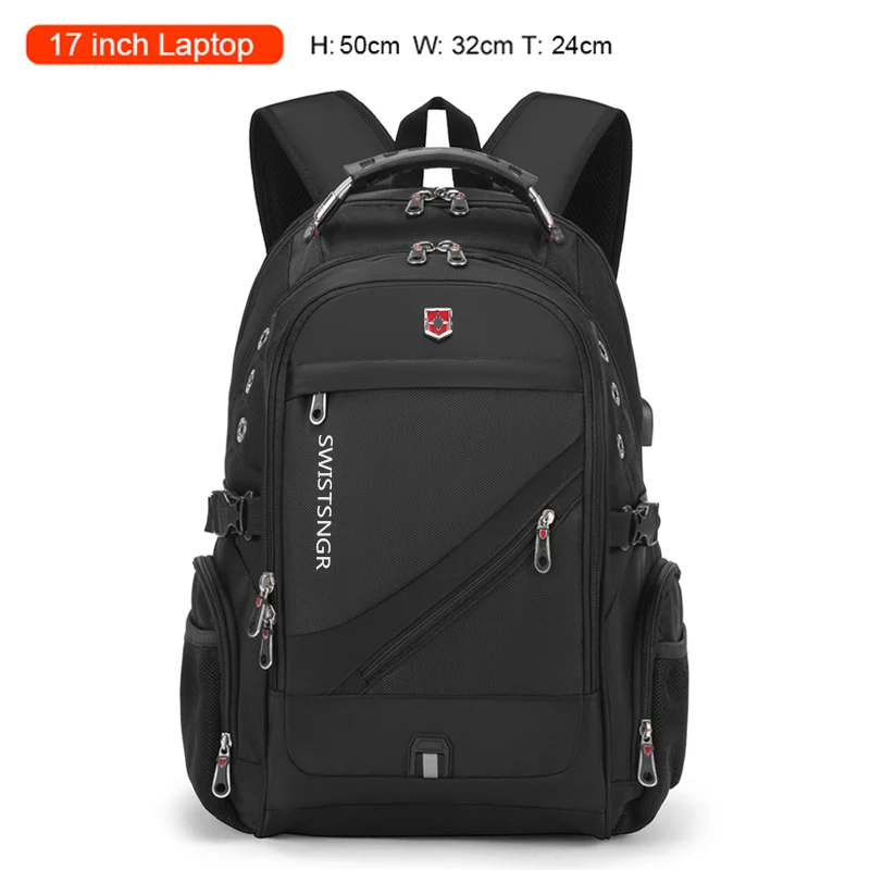 Premium Waterproof Oxford 17-20 Inch Laptop Backpack with USB Charging Port for Travel and Business - Image 11