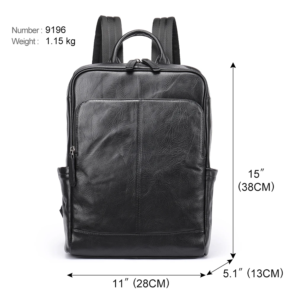 Full grain leather showing natural texture and markings