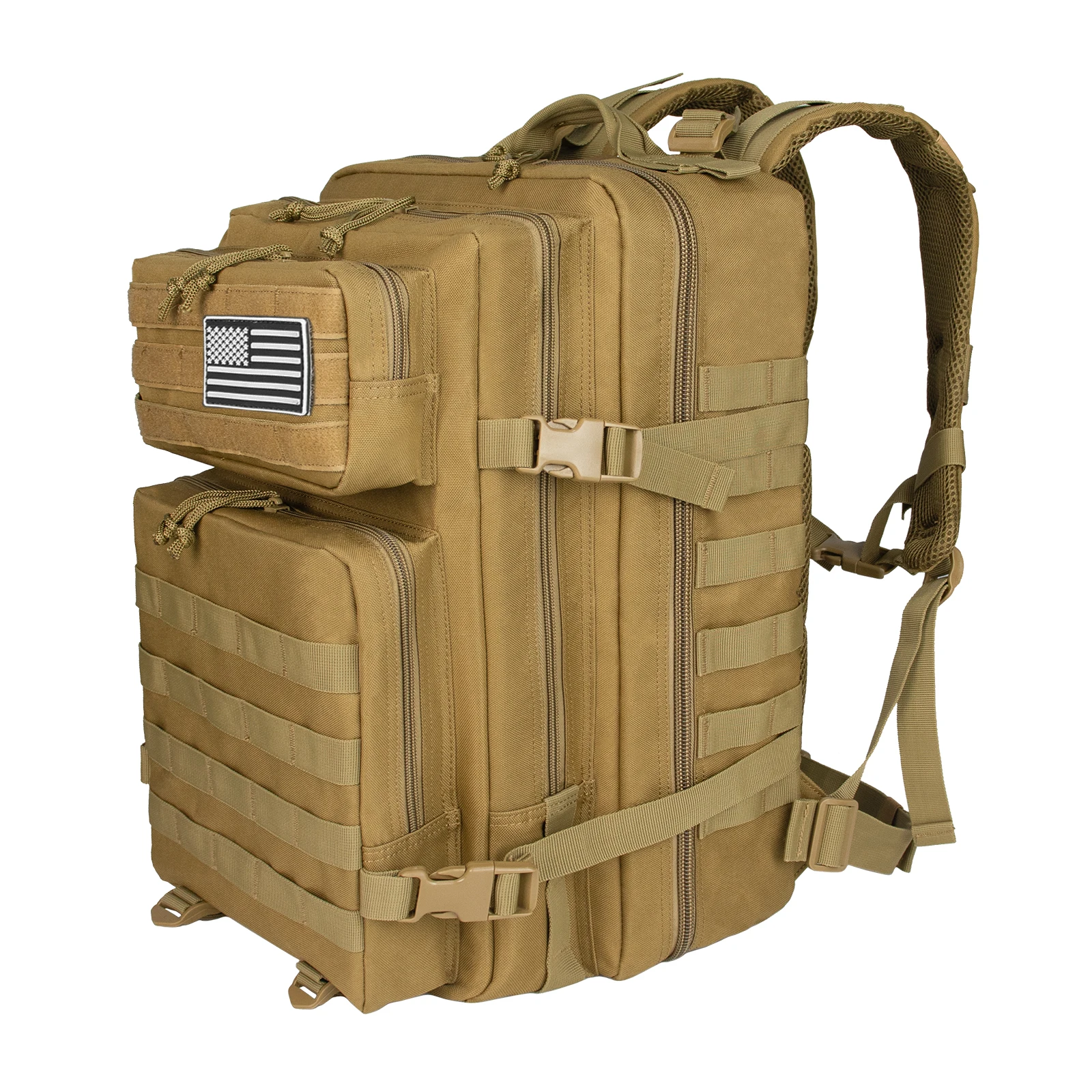 Military-Grade 45L Tactical Backpack with MOLLE System for Hiking, Camping, and Outdoor Adventures - Image 6
