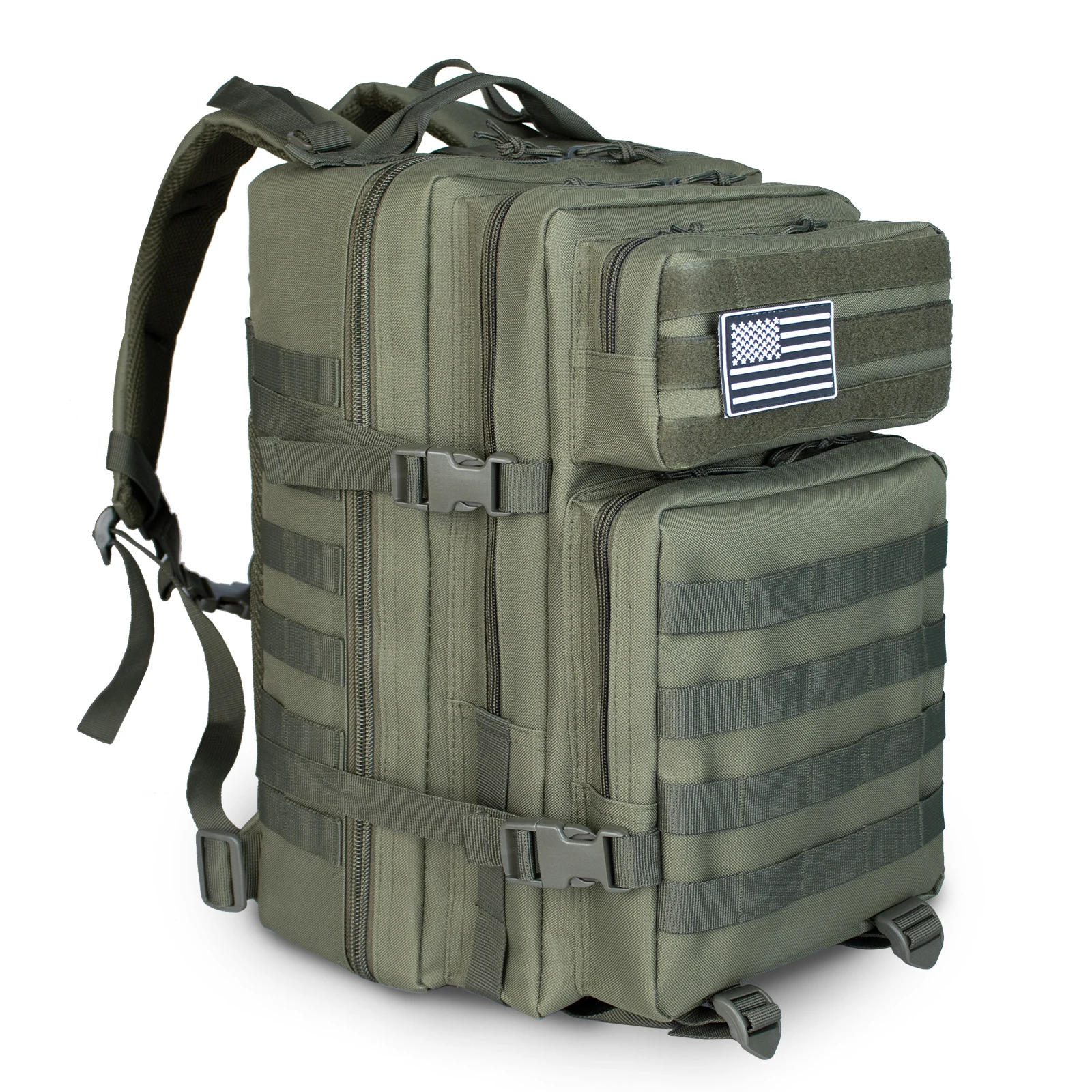 Military-Grade 45L Tactical Backpack with MOLLE System for Hiking, Camping, and Outdoor Adventures - Image 3