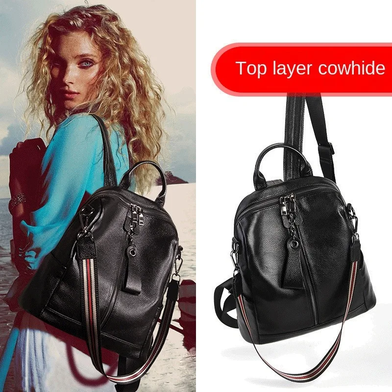 Women's Leather Work Backpack