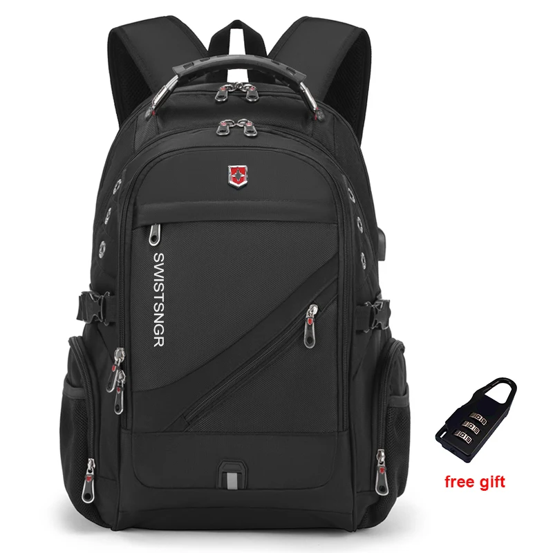 Premium Waterproof Oxford 17-20 Inch Laptop Backpack with USB Charging Port for Travel and Business